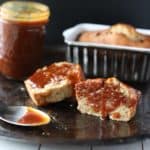 BEST Caramel Banana Bread