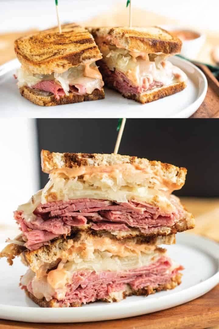 Classic Reuben with Oven Baked Corned Beef Brisket | Favorite St. Patricks Day Recipes!
