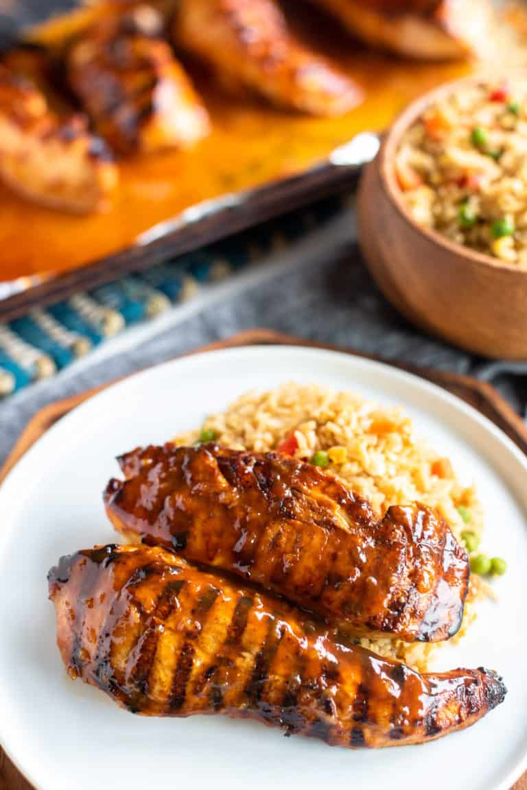 Huli Huli Hawaiian Chicken & Fried Rice - Binge Worthy Bites