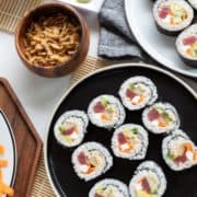 Spicy Tuna Roll #sushi #spicytunamaki #sushirecipe #spicytuna #sushirollrecipes #spicytunamaki #crunchyspicytunaroll