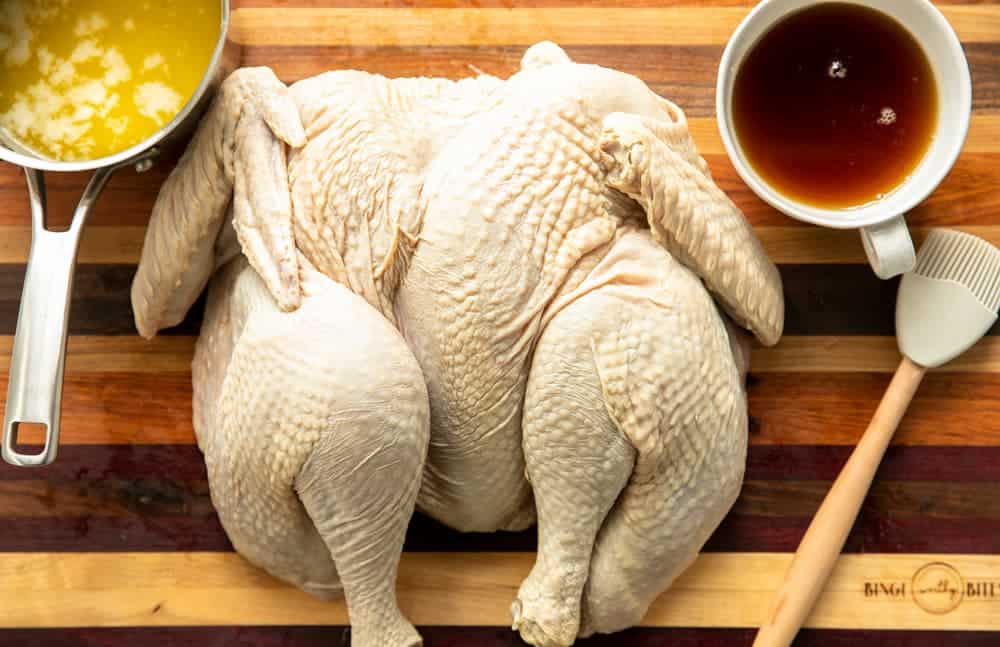 Spatchcocked Turkey with Honey Butter Glaze